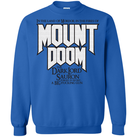 Sweatshirts Royal / S Mount DOOM Crewneck Sweatshirt