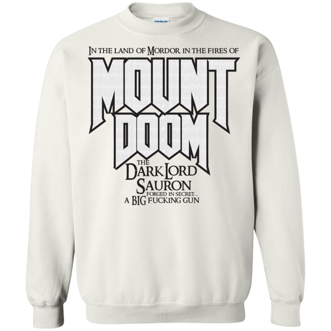 Sweatshirts White / S Mount DOOM Crewneck Sweatshirt