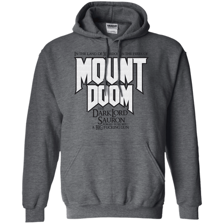 Sweatshirts Dark Heather / S Mount DOOM Pullover Hoodie