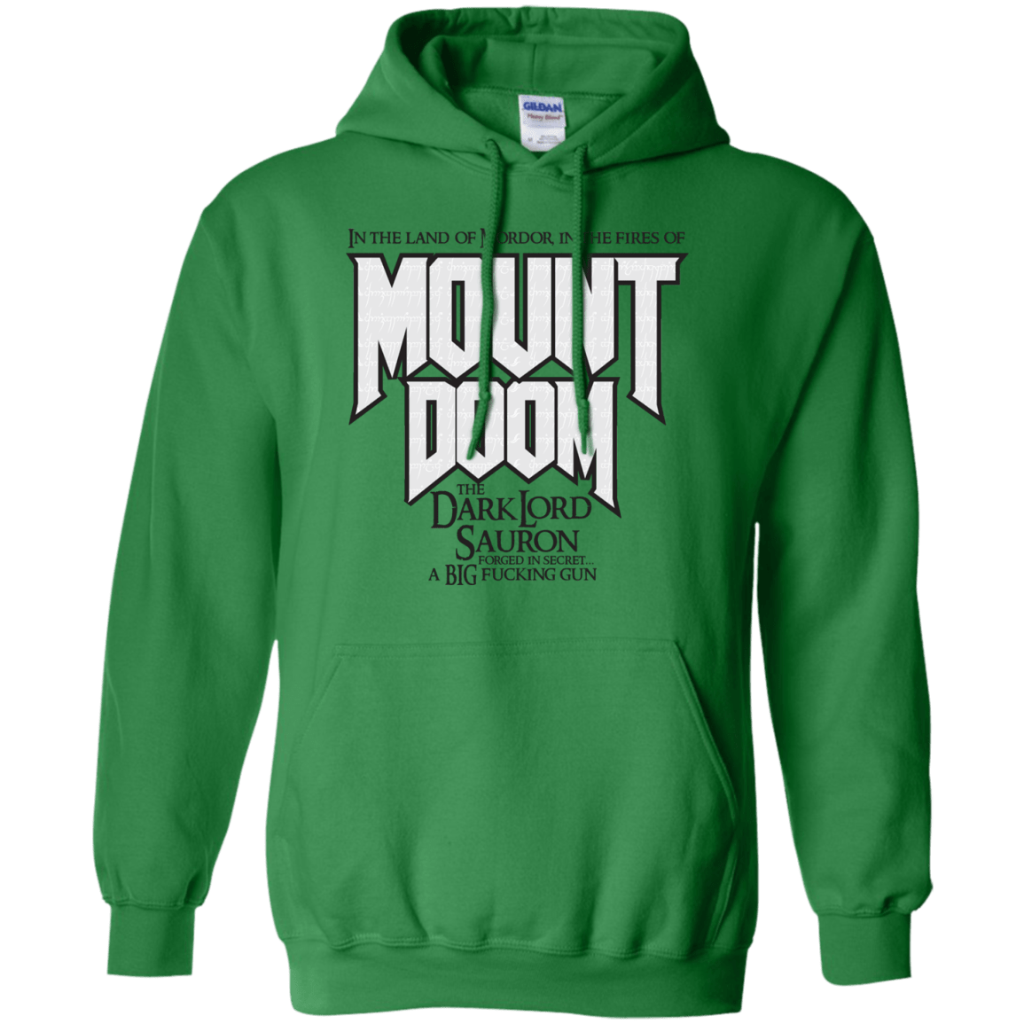 Sweatshirts Irish Green / S Mount DOOM Pullover Hoodie