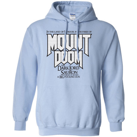 Sweatshirts Light Blue / S Mount DOOM Pullover Hoodie