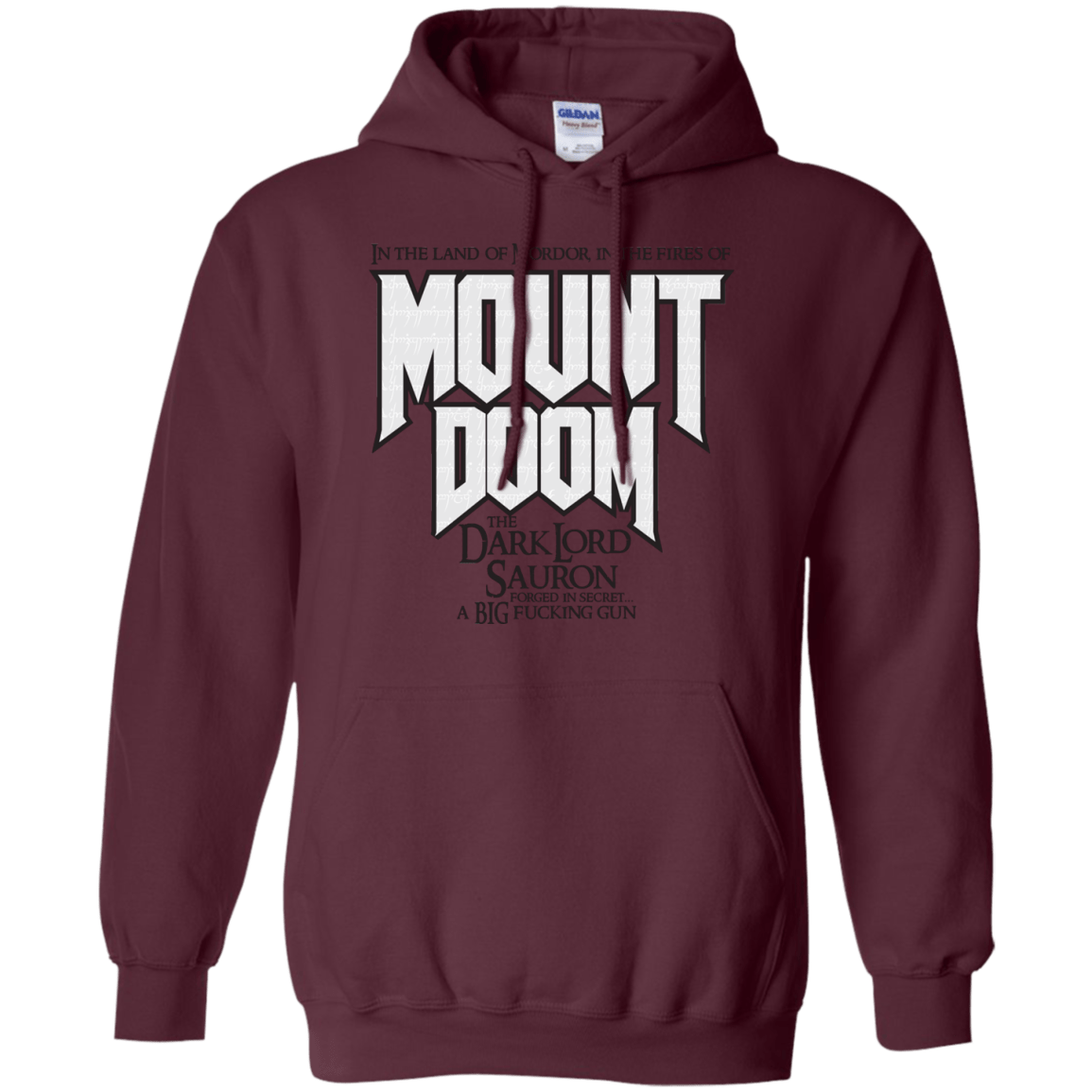 Sweatshirts Maroon / S Mount DOOM Pullover Hoodie