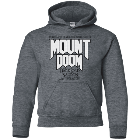 Sweatshirts Dark Heather / YS Mount DOOM Youth Hoodie