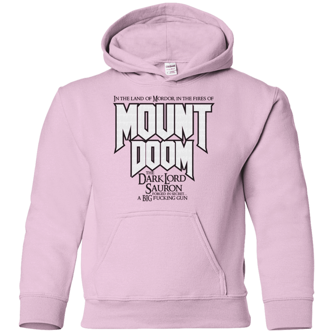 Sweatshirts Light Pink / YS Mount DOOM Youth Hoodie