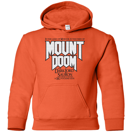 Sweatshirts Orange / YS Mount DOOM Youth Hoodie