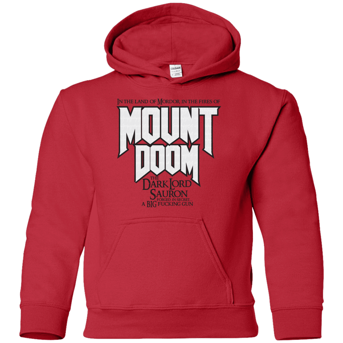 Sweatshirts Red / YS Mount DOOM Youth Hoodie