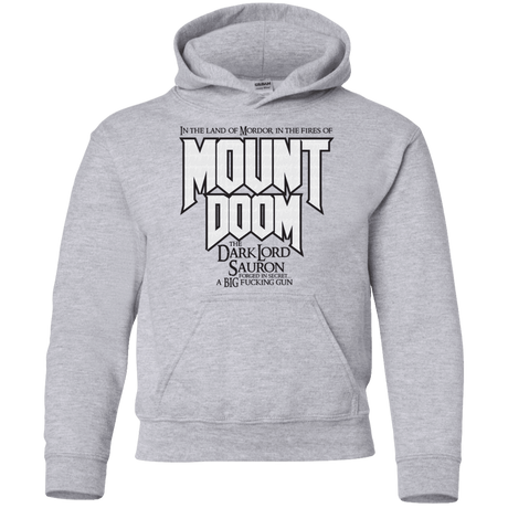 Sweatshirts Sport Grey / YS Mount DOOM Youth Hoodie