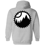 Sweatshirts Sport Grey / S Mountain Bike Sprocket Back Print Pullover Hoodie