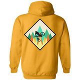 Sweatshirts Gold / S Mountain Biking is Life Back Print Pullover Hoodie