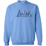 Sweatshirts Carolina Blue / S Mountain Brush Strokes Crewneck Sweatshirt