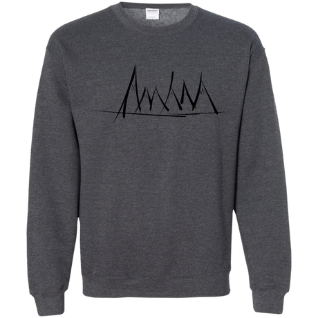 Sweatshirts Dark Heather / S Mountain Brush Strokes Crewneck Sweatshirt