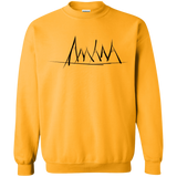 Sweatshirts Gold / S Mountain Brush Strokes Crewneck Sweatshirt