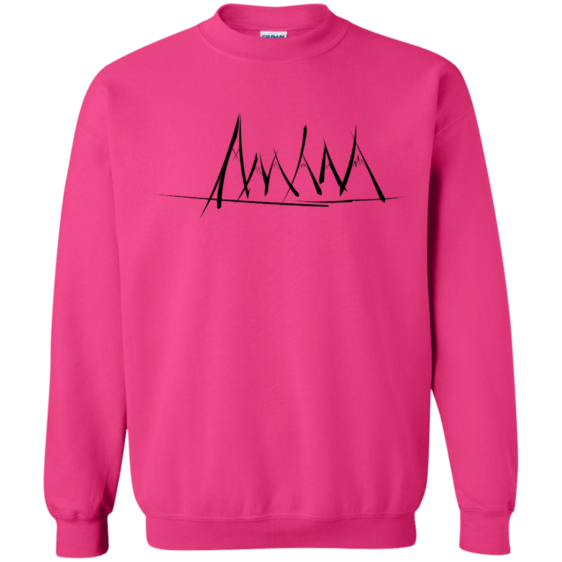 Sweatshirts Heliconia / S Mountain Brush Strokes Crewneck Sweatshirt