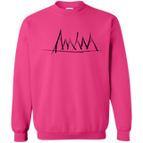 Sweatshirts Heliconia / S Mountain Brush Strokes Crewneck Sweatshirt