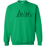 Sweatshirts Irish Green / S Mountain Brush Strokes Crewneck Sweatshirt