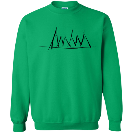 Sweatshirts Irish Green / S Mountain Brush Strokes Crewneck Sweatshirt