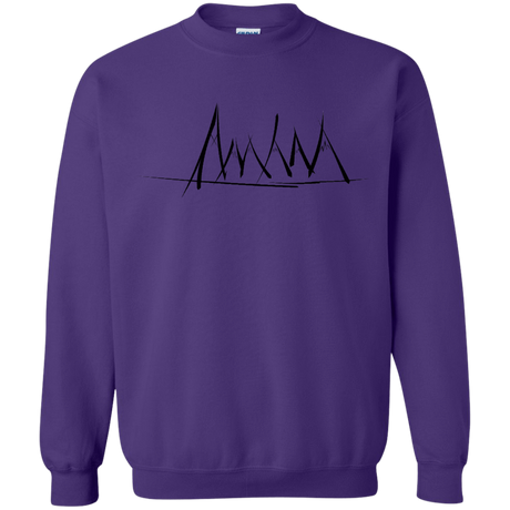 Sweatshirts Purple / S Mountain Brush Strokes Crewneck Sweatshirt