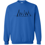 Sweatshirts Royal / S Mountain Brush Strokes Crewneck Sweatshirt