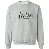 Sweatshirts Sport Grey / S Mountain Brush Strokes Crewneck Sweatshirt