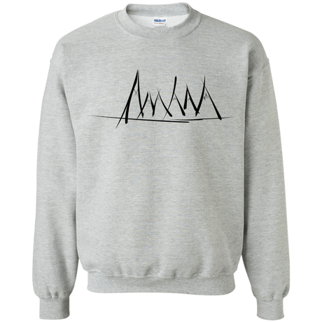 Sweatshirts Sport Grey / S Mountain Brush Strokes Crewneck Sweatshirt