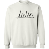 Sweatshirts White / S Mountain Brush Strokes Crewneck Sweatshirt