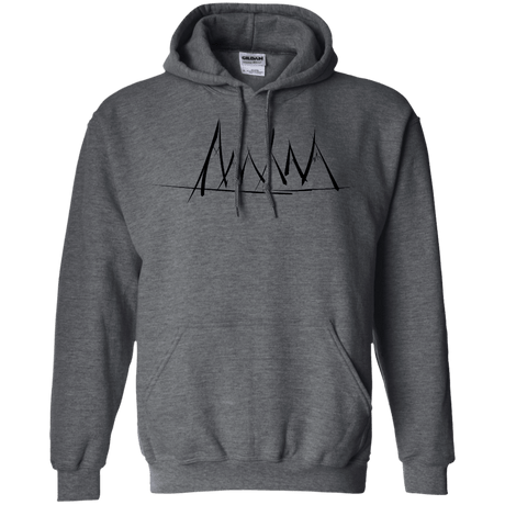 Sweatshirts Dark Heather / S Mountain Brush Strokes Pullover Hoodie