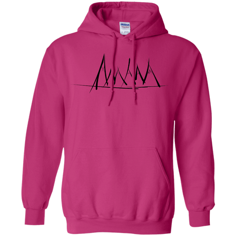 Sweatshirts Heliconia / S Mountain Brush Strokes Pullover Hoodie