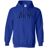 Sweatshirts Royal / S Mountain Brush Strokes Pullover Hoodie