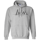 Sweatshirts Sport Grey / S Mountain Brush Strokes Pullover Hoodie