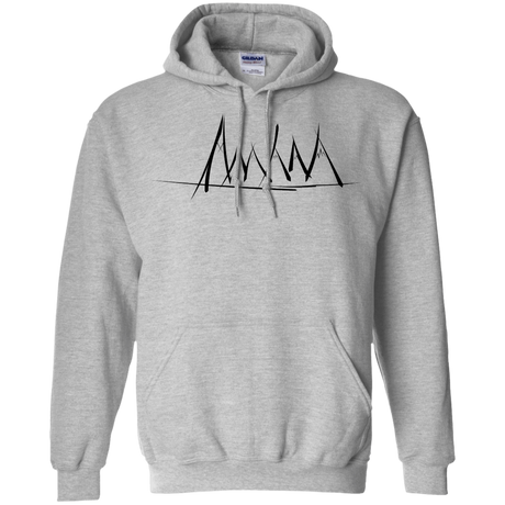Sweatshirts Sport Grey / S Mountain Brush Strokes Pullover Hoodie