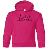 Sweatshirts Heliconia / YS Mountain Brush Strokes Youth Hoodie