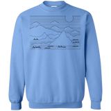 Sweatshirts Carolina Blue / S Mountain Line Art Crewneck Sweatshirt