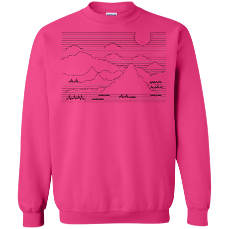 Sweatshirts Heliconia / S Mountain Line Art Crewneck Sweatshirt