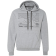 Sweatshirts Sport Grey / S Mountain Line Art Premium Fleece Hoodie