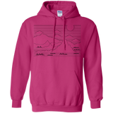Sweatshirts Heliconia / S Mountain Line Art Pullover Hoodie