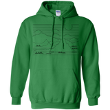 Sweatshirts Irish Green / S Mountain Line Art Pullover Hoodie