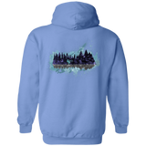Sweatshirts Carolina Blue / S Mountain Splash Ride Back Print Pullover Hoodie