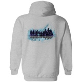Sweatshirts Sport Grey / S Mountain Splash Ride Back Print Pullover Hoodie