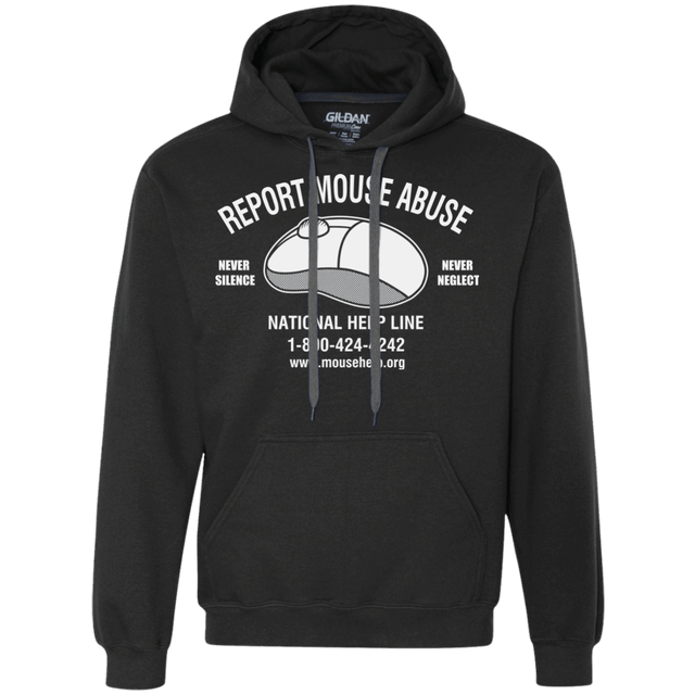 Sweatshirts Black / S Mouse Abuse Premium Fleece Hoodie