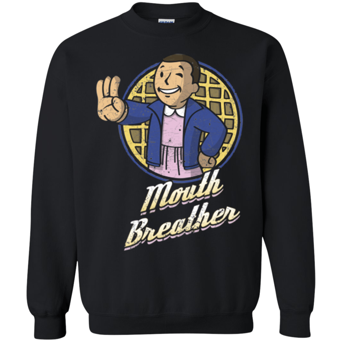 Sweatshirts Black / Small Mouth Breather Crewneck Sweatshirt
