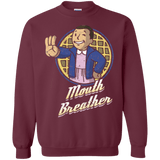 Sweatshirts Maroon / Small Mouth Breather Crewneck Sweatshirt