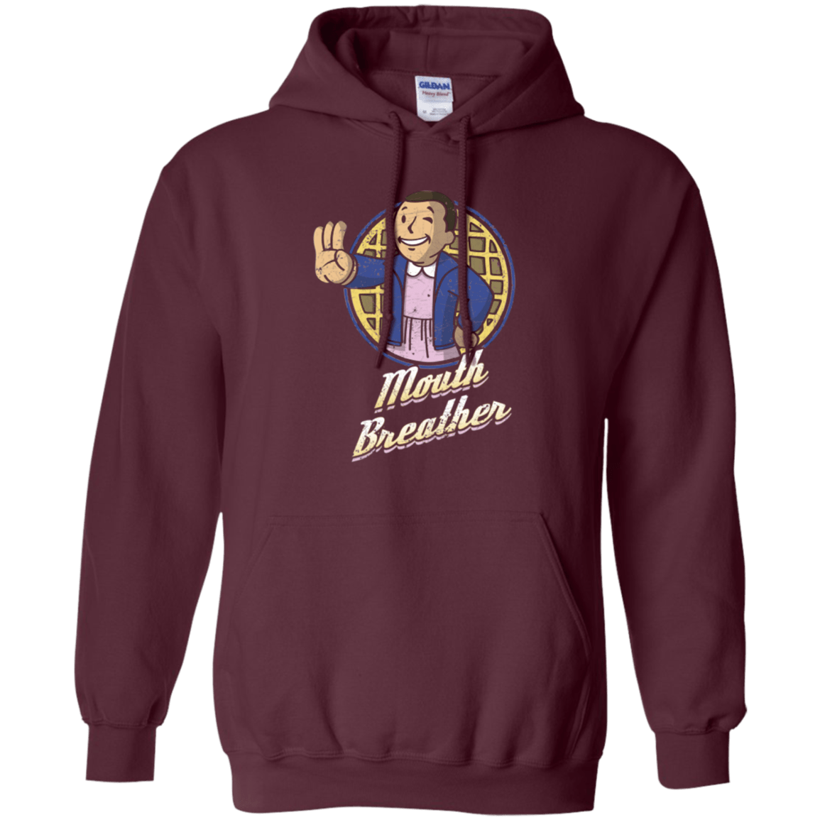 Sweatshirts Maroon / Small Mouth Breather Pullover Hoodie