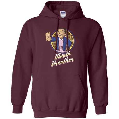 Sweatshirts Maroon / Small Mouth Breather Pullover Hoodie