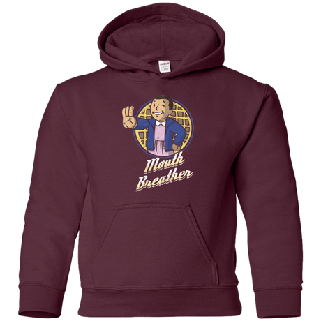 Sweatshirts Maroon / YS Mouth Breather Youth Hoodie