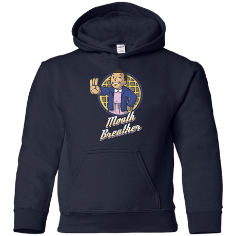 Sweatshirts Navy / YS Mouth Breather Youth Hoodie