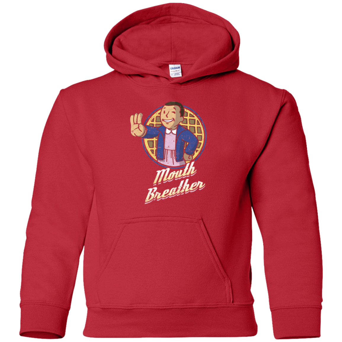 Sweatshirts Red / YS Mouth Breather Youth Hoodie