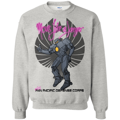 Sweatshirts Ash / Small Moves Like A Jaegger Crewneck Sweatshirt