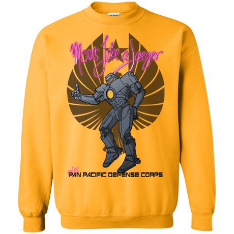 Sweatshirts Gold / Small Moves Like A Jaegger Crewneck Sweatshirt