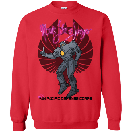 Sweatshirts Red / Small Moves Like A Jaegger Crewneck Sweatshirt