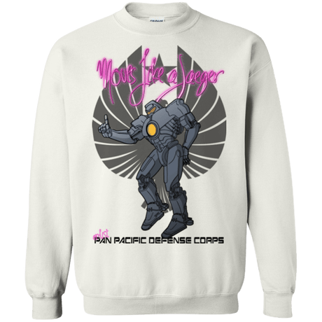 Sweatshirts White / Small Moves Like A Jaegger Crewneck Sweatshirt